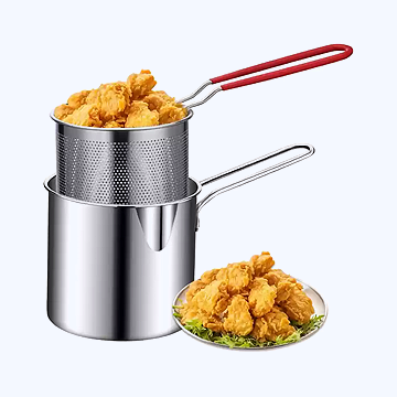 Stainless Steel Deep Fryer Pot